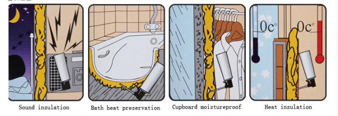 Darbeye Dayanıklı Poliüretan Genişleyen Köpük Yalıtım PU köpük dolgu macunu 0