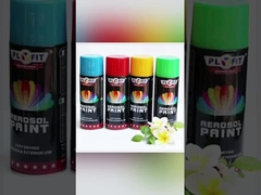 Hızlı Kurutma Neon Akrilik Spray Boyası 360 Derece Dönüş Düzenle
