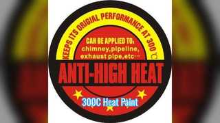 300C Yüksek Isı Sprey Boya İç Dış Cephe