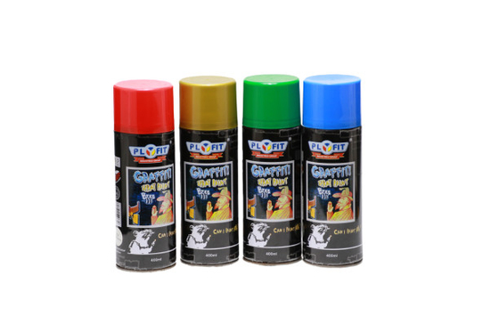 Graffiti Sokak Sanatı Duvar Sprey Boya 400ml Sıvı Kaplama Teneke Kutu PLYFIT