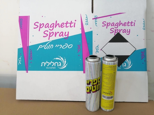 Doğum Günü İçin Özelleştirilmiş Çevre Dostu Parti Silly String Sprey Renkli
