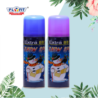 Parti Karnavalı Beyaz Köpük Kar Sprey Yapay Renkli Teneke Kutu 250ml