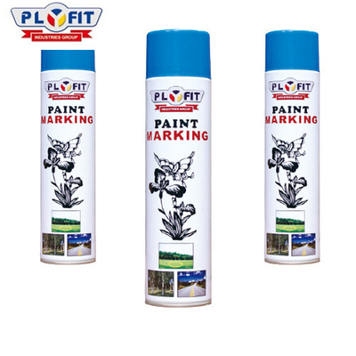 Plyfit 750ml Çizgi İşaretleme Sprey Boyası %100 Akrilik Reçine Esaslı Yol Çizgi Boyası