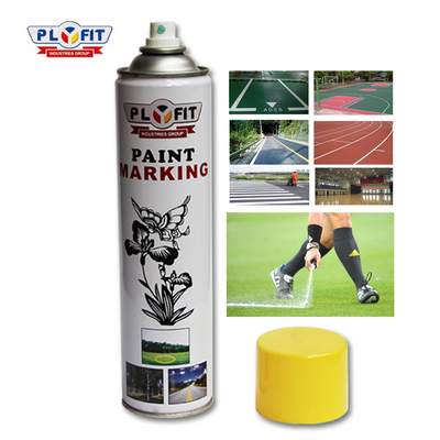 Hızlı Kuruyan Yol Çizgi Boyası 650ml / 750ml Çizgi İşaretleme Sprey Boyası