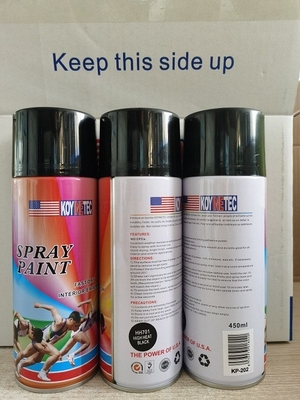 Otomatik Aerosol Sprey Boya Hızlı Kuruyan Suya Dayanıklı Sıvı Kaplama 400ml OEM