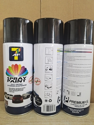 Hızlı Kuruyan Aerosol Sprey Boya Parlak 400ml 450ml Teneke Kutu OEM
