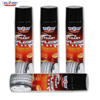 650ml Araç lastiği cilalama spreyi protej köpük lastik parlaklık spreyi