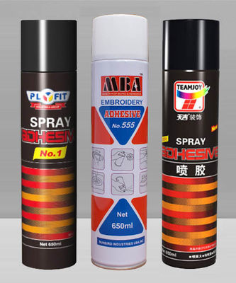 Tekstil Sprey Yapıştırıcı 650ml Suya Dayanıklı Silikon Tutkal