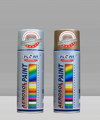 Otomobiller İçin Hızlı Kurutma ISO9001 18K Altın Siyah Aerosol Sprey Boya