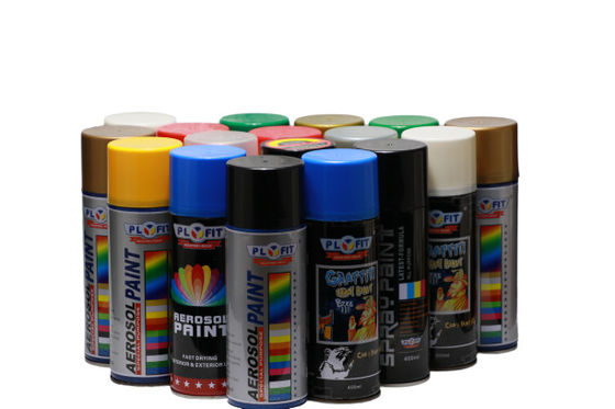 400ML Çok Amaçlı Akrilik Aerosol Sprey Boya RoHS SGS Sertifikası