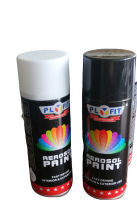 Hızlı Kuruma 65*158mm Siyah Lake Sprey Boya Aerosol Akrilik Esaslı