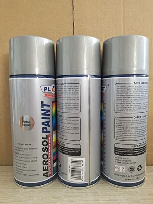EN71 Krom Aerosol Sprey Boya 450ml çinko kaplama Teneke Kutu OEM