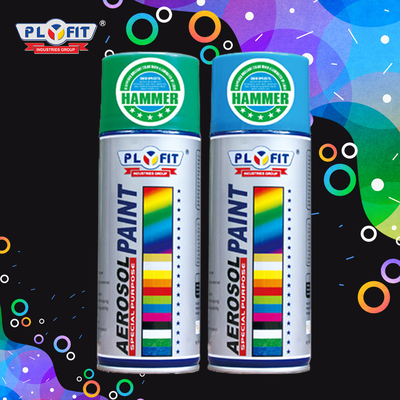 Dış Dekorasyon için Zengin Renkli Akrilik Aerosol Boya 400ml Anti Pas Sprey