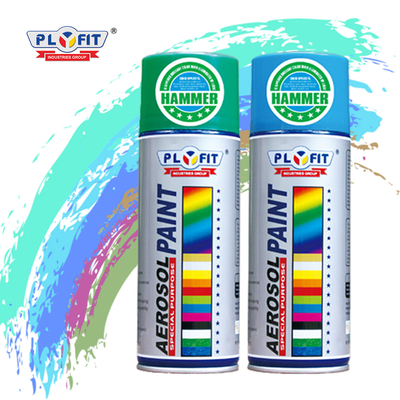 Renkli 400ml Akrilik Aerosol Sprey Boya 5 Dakikada Yüzey Kurutma Filmi Bitti